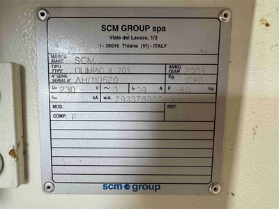 Used 2005 SCM OLIMPIC K 203 F Edge Banders Oregon US | MachineryMax #1547051