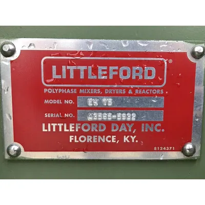 New | in-Stock LITTLEFORD DAY INC EK 75 Continuous Mixers West Virginia US | JM Industrial #1471084