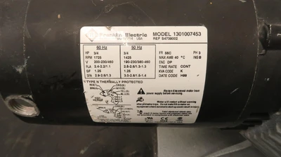 Used FRANKLIN ELECTRIC _UNKNOWN_ A.C. Motors | OCO Industrial #1587290