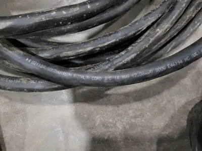 50 ft SOOW Power Extension Cord 14/3 AWG 15A 125V
