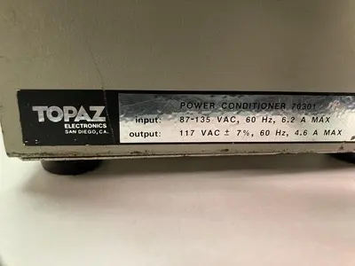 Used TOPAZ _UNKNOWN_ Miscellaneous Equipment (Electrical & Power) Ohio US | Surplus Asset Holdings #1241743