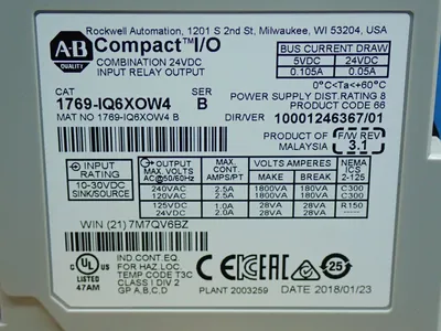 NEW ALLEN BRADLEY 1769IQ6XOW4