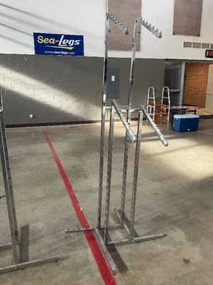 Lot of 3 metal clothing racks