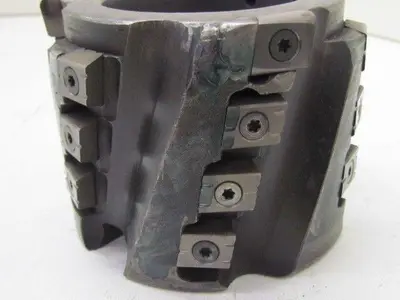 4" Dia. x 3" High Indexable Face Mill Milling Cutter 1 1/2" Arbor 21 Inserts