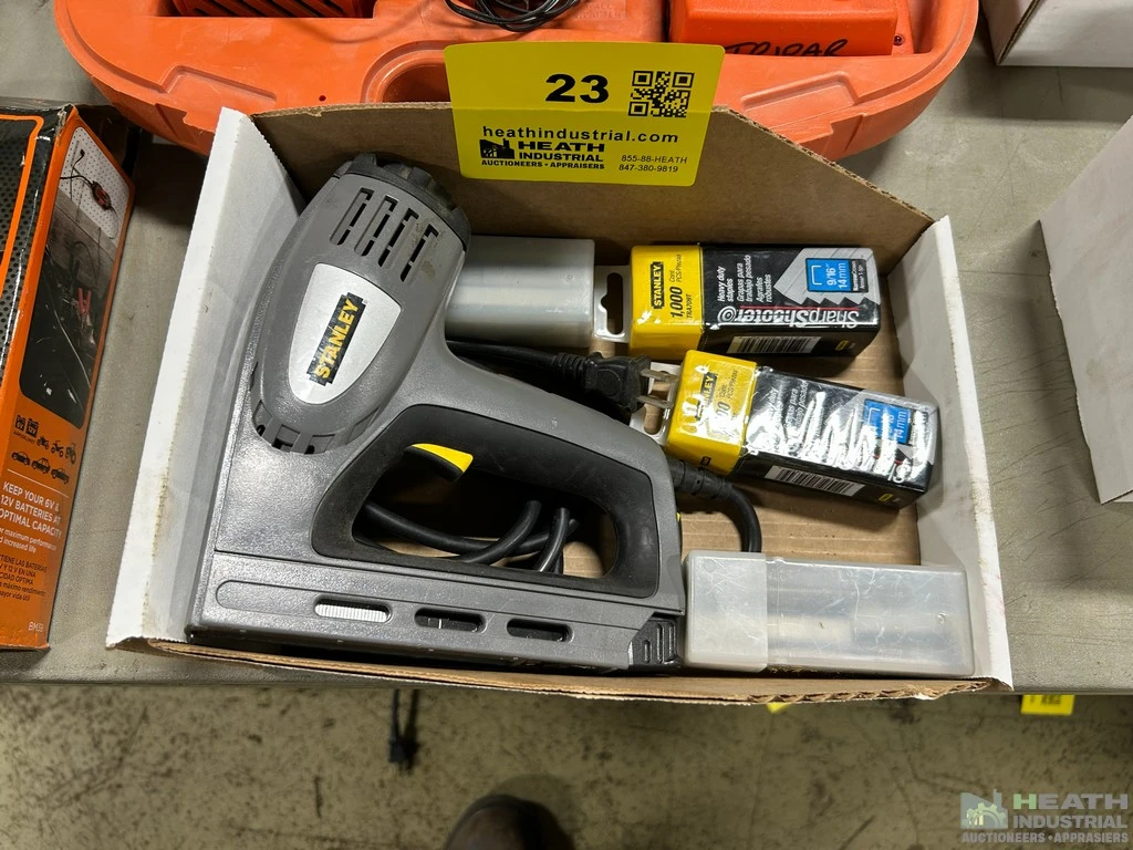 Used _UNKNOWN_ STANLEY ELECTRIC STAPLER AND ASSORTED STAPLES Staplers Illinois US | Heath Industrial Auction Services #1549635