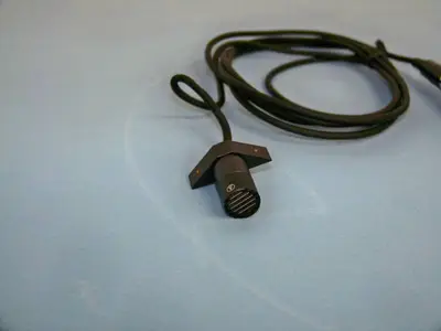 Audio-Technica AT8538 Phantom Power Module, Lavalier Microphone and Extension Cable