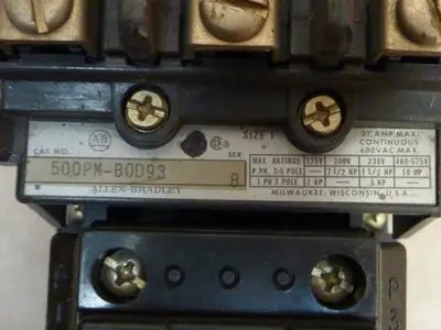 USED ALLEN BRADLEY 500PM-BOD93 SER B