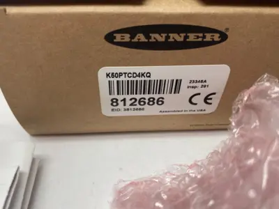 NEW BANNER ENGINEERING K50 PRO COMPACT TOUCH DISPLAY W/ IO-LINK 4-DIGIT 7-SEG