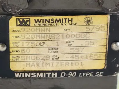 USED WINSMITH 920MWN