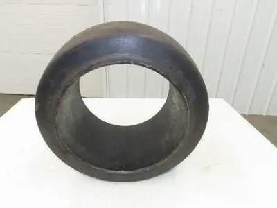 Solideal 18x9x12-1/8 Press-On Forklift Tire Solid Smooth Black