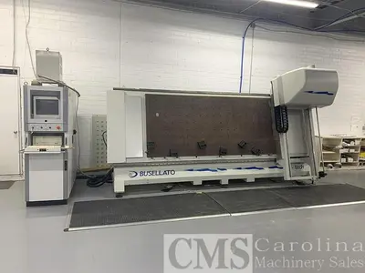 USED 2003 BUSELLATO V-TECH VERTICAL CNC ROUTER