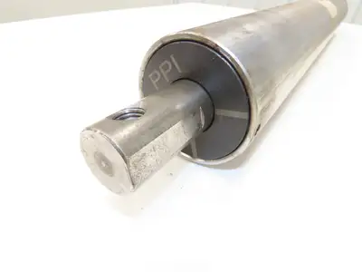 PPI Hytrol 914.R7S31T 4"x 31"BW Conveyor Take-Up Pulley Crowned 1-9/16" Shaft