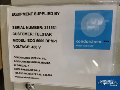 USED Condorchem Enviro Solutions Condorchem Single Effect Evaporator System, Model ECO 5000 DPM-1