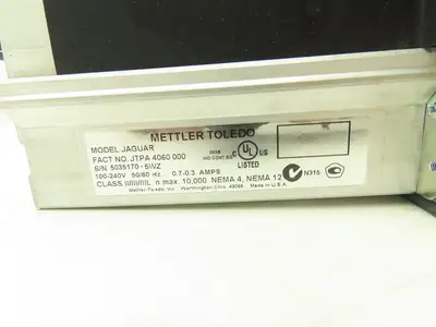 Mettler Toledo JTPA 4060 000 Jaguar Scale Operator Interface Controller 100-240V