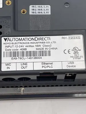 Used AUTOMATION DIRECT AUTOMATION DIRECT EA9-T6CL+14813B004 Misc Electrical & Power Parts | ND Industrial Surplus #1215218