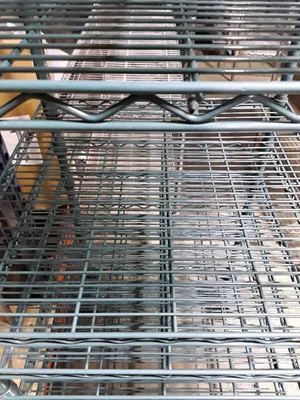 24" x 24" Wire Rack Shelving, 10 tiers with Casters