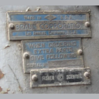 Braun Chipmunk VD67 Lab Jaw Crusher