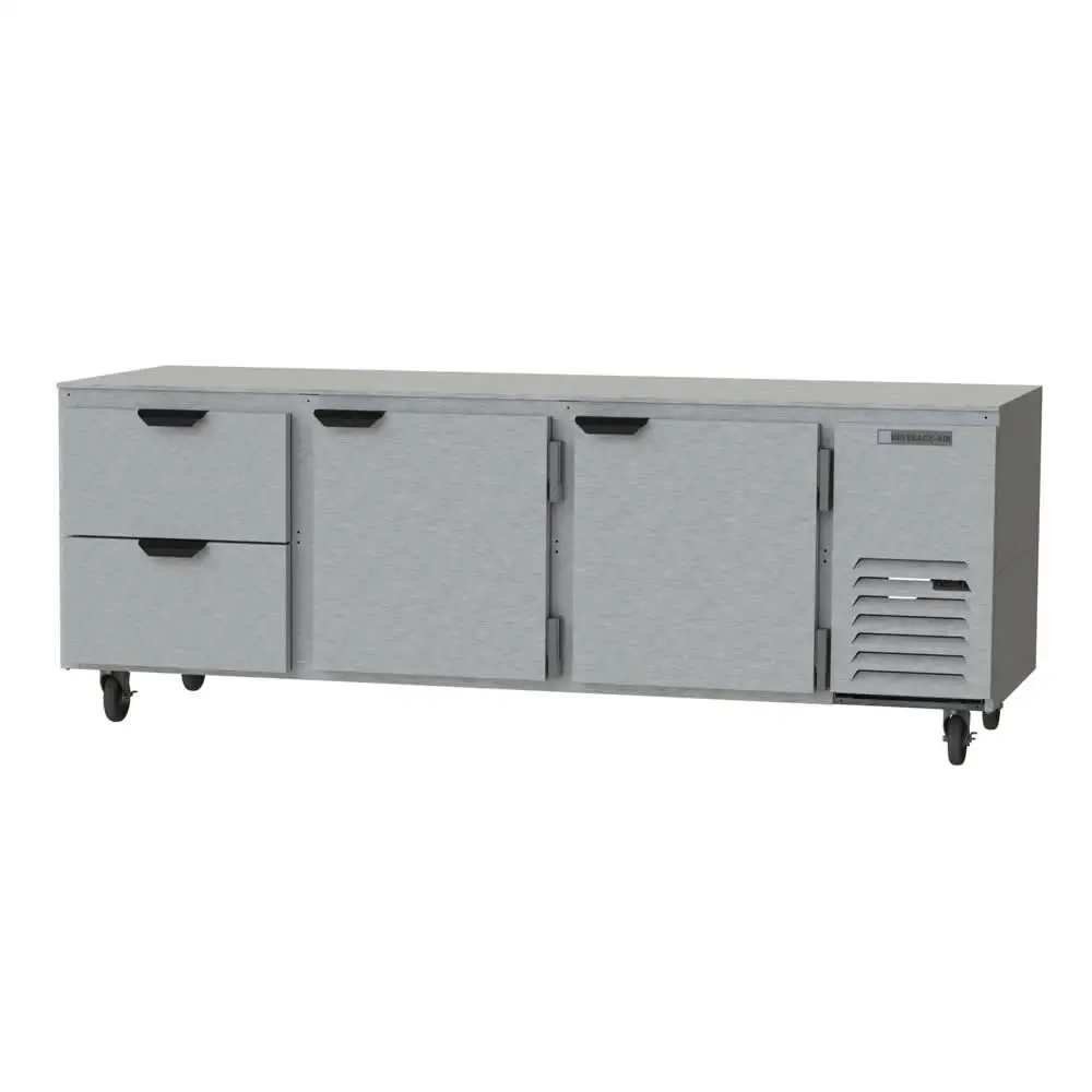 Beverage-Air UCRD93AHC-2 93" W Undercounter Refrigerator W/ (3) Section & (2) Door & (2) Drawer, 115v