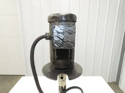 Immersion Coolant Pump 1-1/2" NPT Cast Iron 1Hp 230/46V 3PH 18" Depth