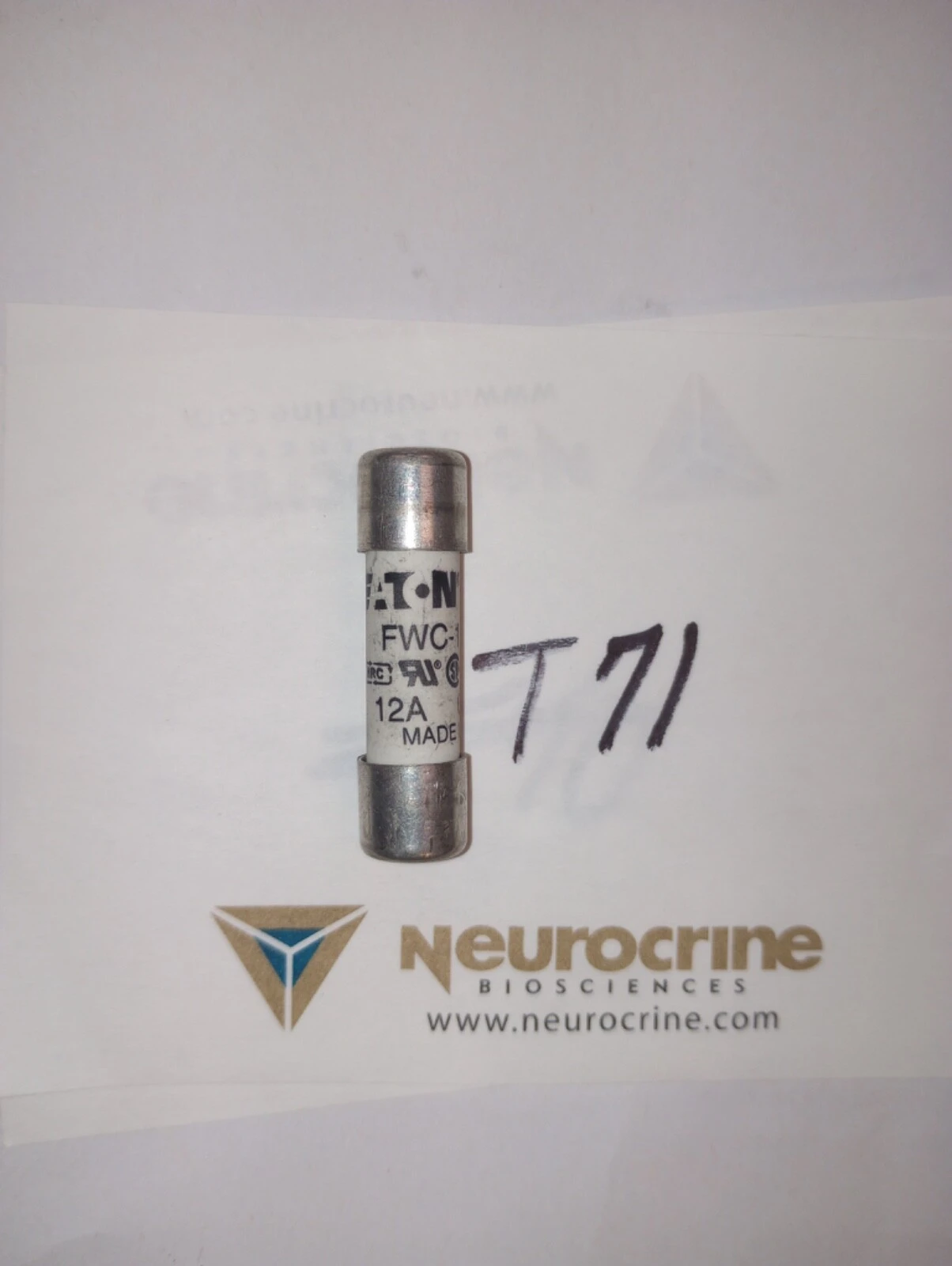 USED COOPER BUSSMAN FWC-12A 10F FUSE
