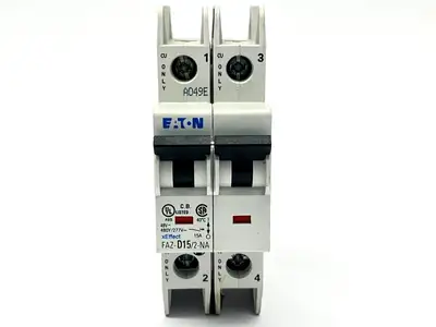Used Eaton FAZ-D15/2-NA Circuit Breakers Michigan US | Maverick Industrial Sales #1394909