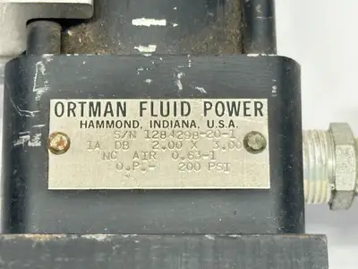 Used Ortman Fluid Power 1A DB 2.00 X 3.00 Pneumatic Cylinders Michigan US | Maverick Industrial Sales #1454205