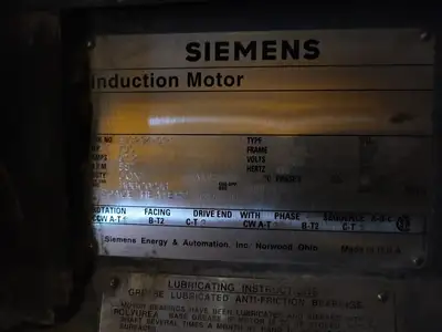 Induced Draft Fan w/ 700hp Induction Motor 4000V, 887RPM, 3Ph, 5810S, Type CG