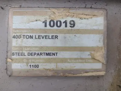 HERR VOSS 66/1.156-19/9 4-HI PRECISION LEVELER (14644) LEVELERS (ROLLER / PLATE & STRETCH) | Machinery International LLC (8)