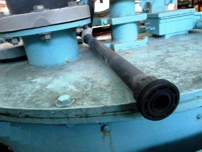 Tolhurst 40 x 24 perforate basket centrifuge, SS.
