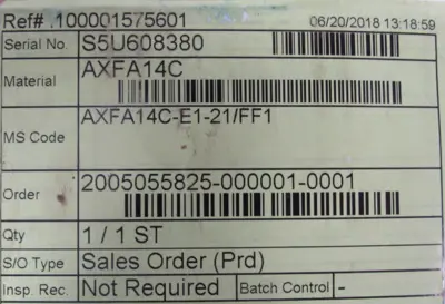 NEW YOKOGAWA AXFA14C-E1-21/FF1 ADMAG AXF MAGNETIC FLOWMETER AXFA14CE121FF1