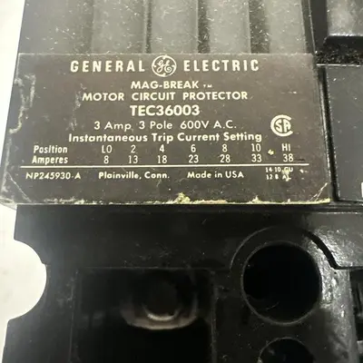 USED GE TEC36003