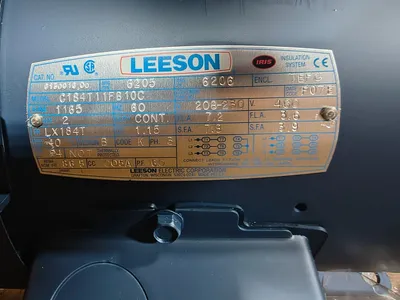 LEESON C184T11FB10C A.C. Motors | ESS Industrial Equipment Sales (6)