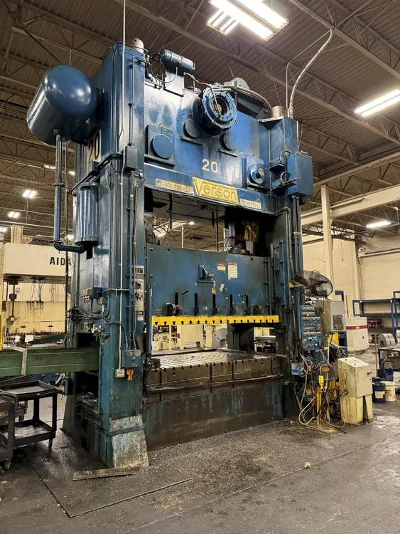 Used 1982 VERSON S2-800-108-60T Straight Side Presses Ohio US | G-2000, Inc. #1063468