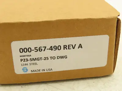 Mantissa 000-567-490 Rev A Inductor Motor Sprocket 23 Tooth 1-1/16"W .6260/.6265