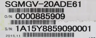 NEW YASKAWA SGMGV-20ADE61 SERVO MOTOR SGMGV20ADE61