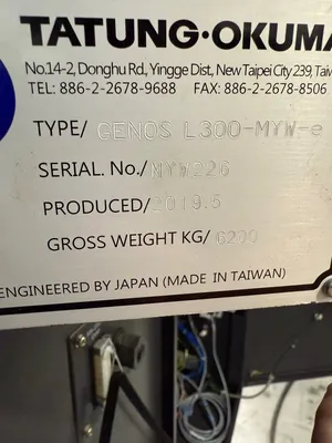2019 OKUMA GENOS L300MYW-E CNC Lathes | Machine Tool Emporium (12)