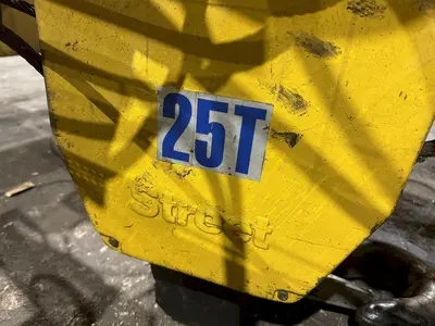 25 TON STREET OVERHEAD CRANE CABLE HOIST, NEW 2008: YOBRO #24830