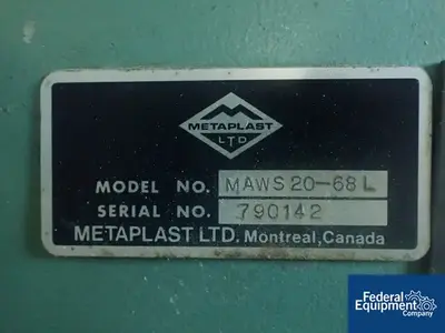 USED Metaplast 10' Metaplast Vacuum Sizing Table, Model MVSP10-2-5L