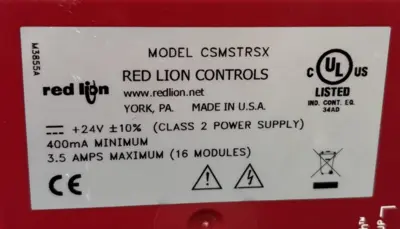 Used Red Lion Controls CSMSTRSX Programmable Logic Controllers California US | Davliegogo LLC #1706498