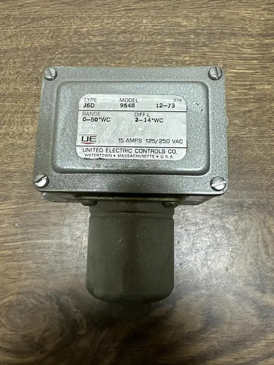 New | in-Stock UNITED ELECTRIC CONTROLS J6D 9548 Miscellaneous Equipment (Electrical & Power) Ohio US | Surplus Asset Holdings #1242219