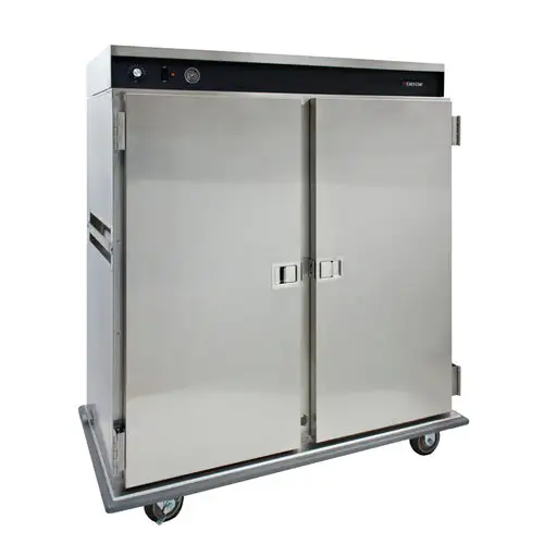 Cres Cor CCB-120A Heated Banquet Cart - (120) Plate Capacity, Stainless, 120v