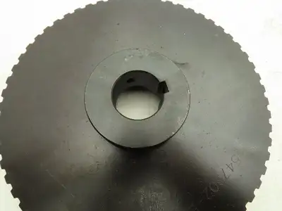 Timing Belt Pulley 0.5" Pitch 60 Tooth 1" W 1.5" Bore