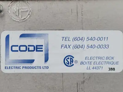 USED 2019 CODE ELECRTIC D-WP-A-060604