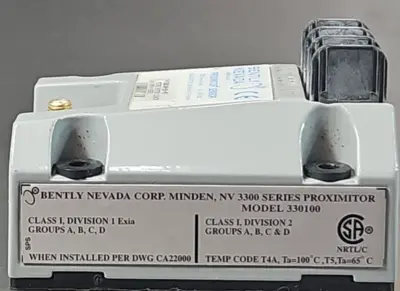 Bently Nevada 330100-00-05 Proximitor Sensor 24vdc (BIN2.3.3)