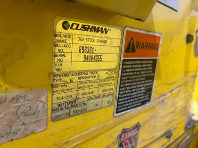 USED CUSHMAN 898361
