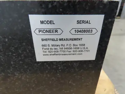 Sherffield Pioneer 6.8.6 Cordax CMM Touch Probe Renishaw Tricision Slant Bridge