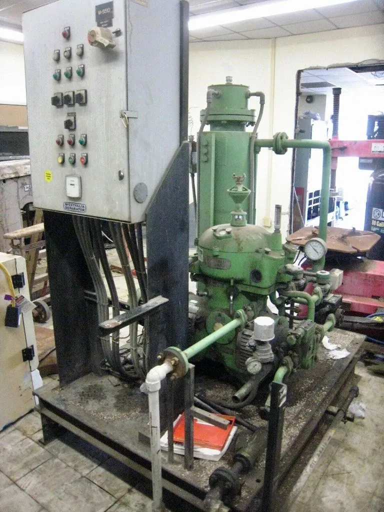 Westfalia OTA 7-00-066 purifier skid, SS.