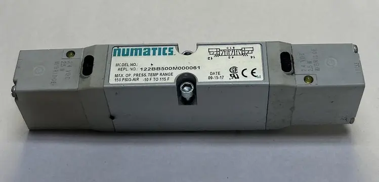 Used NUMATICS 122BB500M000061 Solenoid Valves | Surplus Asset Holdings #1217722