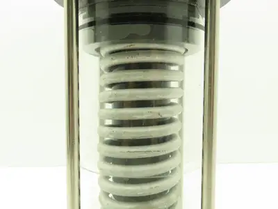 Plast-o-matic ES200V-NC 2" Shutoff Valve PVC Spring Return NC Pneumatic Powered