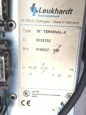 Used LEUKHARDT _UNKNOWN_ Automation Control (HMI) | Maverick Industrial Sales #1116283